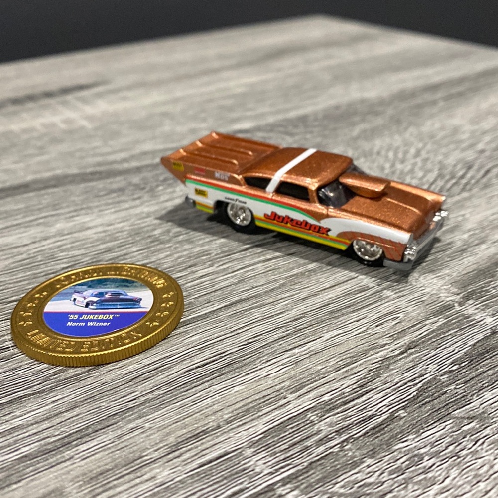 Johnny Lightning | Dragsters USA: Norm Wizner ‘55 Jukebox (1995) - Die Cast Car